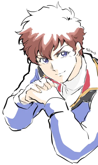 今日はνガンダムの日なのでパイロットのアムロさんを! 