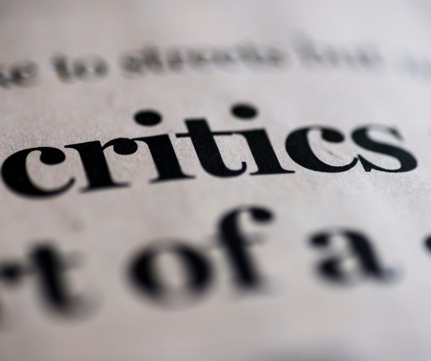 Do you find it hard to take criticism or do you see it as important for your writings development?