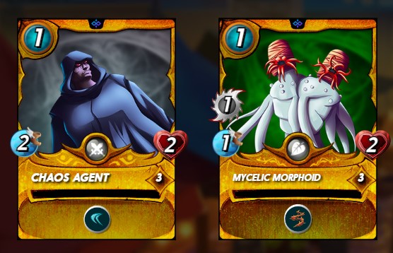 A new #Splinterlands give away for my followers including:

- 1 Chaos Legion pack for the 1st selected.
- 1 GFC "Chaos Agent" BCX for the 2nd selected.
- 1 GFC "Mycelic Morphoid" BCX for the 3rd selected.

Leave your #Hive IGN below for a chance to win these handy gifts! 👇