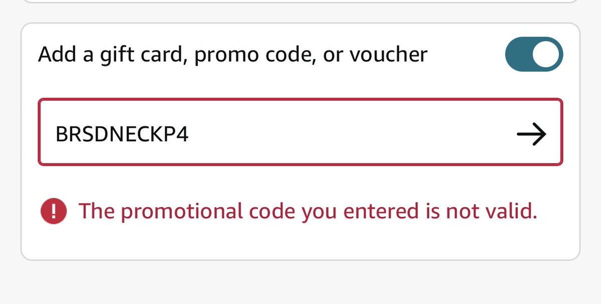 rriverzz's tweet photo. @FatKidDeals Code invalid; is there another code? https://t.co/PADt7BTu12