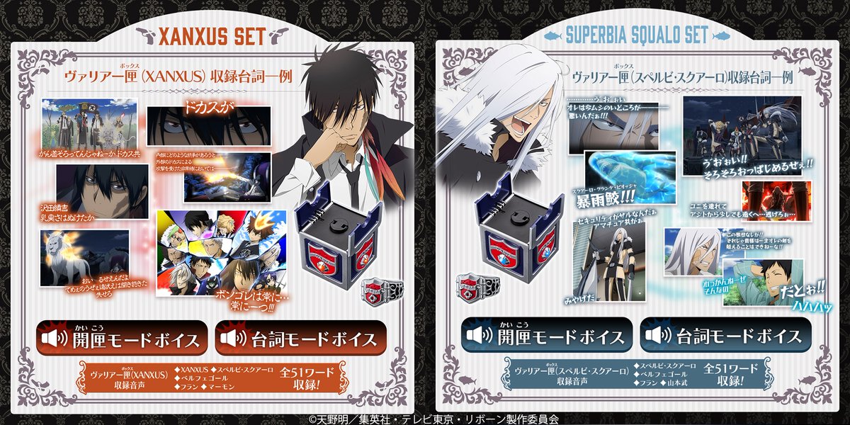 家庭教師ヒットマンREBORN!』 「Special Memorize ヴァリアー匣