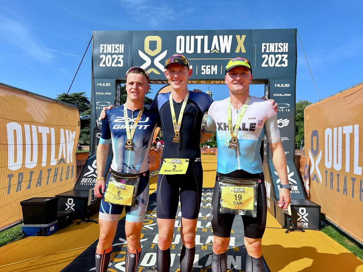 Outlaw X 2023 Provisional Result: 1. Matthew Collins, 4:03:12 CR 2. Toby Nisbet, 4:06:32 3. Sam Wordley, 4:08:29