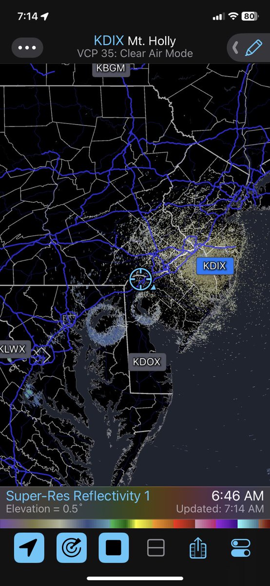 eclipse0rah's tweet photo. @HurricaneNBC10 Hey Glenn! Hope all is well. I live in DE and have noticed an odd reoccurring cloud formation. It doesn’t seem like a ghost reflection. My wife wasn’t as interested in this and said I should ask you if you have any thoughts. Miss the bow tie on tv. Best wishes. https://t.co/wnaPjYztmu