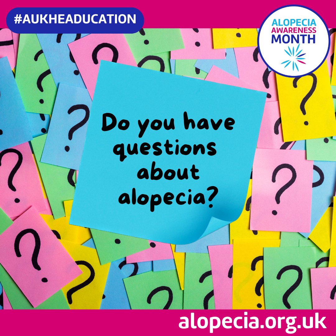 AlopeciaUK's tweet photo. Got questions about alopecia? Head to our website. Have a good ole browse. You'll find LOTS of information! 💙

https://t.co/wTGB1itET2

#AlopeciaAwarenessMonth #AUKHEADUCATION https://t.co/9IONCE982h