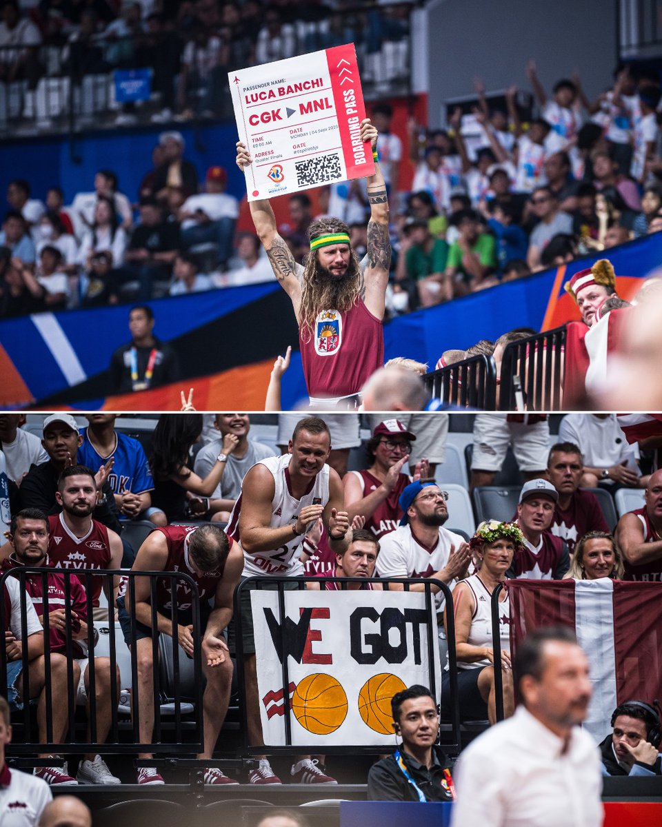 A picture is worth a thousand words.

#FIBAWC x #WinForLatvia 🇱🇻