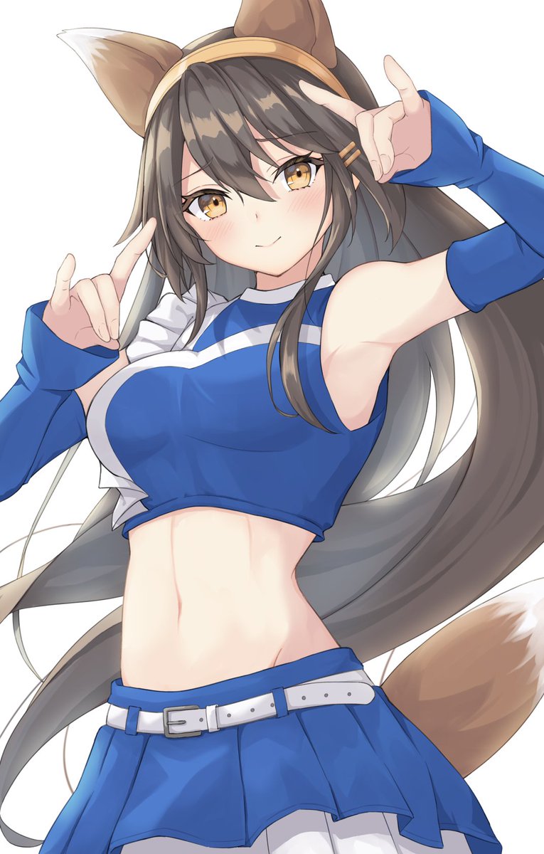 榛名(艦これ) 「榛名 きつねmodeSkebリクエストありがとうございました! 」|蒼月 朔のイラスト