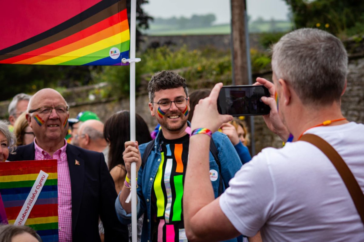 MatthewDorrance's tweet photo. Had the best day at @BreconPride with the @BreconLabour team yesterday. A fabulous party with love, respect and solidarity at its core. #TeamBrecon #YourCouncillor #OnYourSide #LabourLocal https://t.co/6re1js82TC