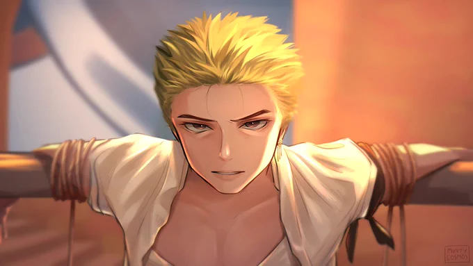 this man singlehandedly got rid of my artblock, thank you #OPLA Zoro  