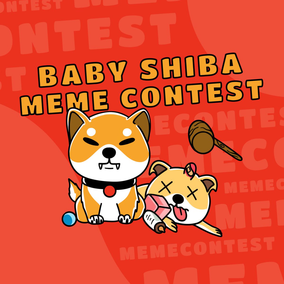 BABY SHIBA INU SECOND MEME CONTEST IS NOW LIVE! 🐕 

You can create your own meme, using the logo and, of course, putting your own creative twist (create memes with Baby Shiba Inu &amp; Shiba Inu as friends) AND/OR (BabyShib &amp; BabyDoge as rivals)

Prizes will be 
💰 5x $100 in