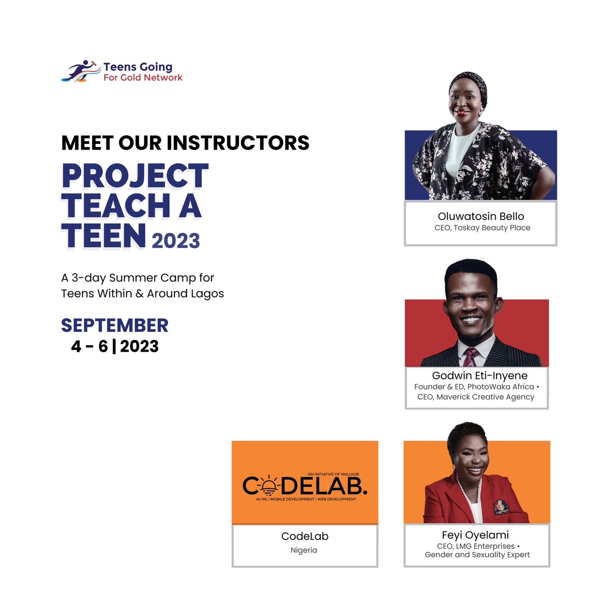 Teens Going for Gold Network tweet media