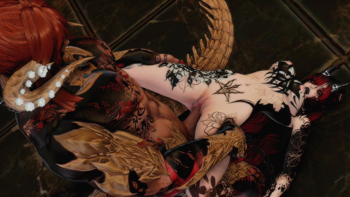 Evil_Tendies's tweet photo. Carnal activities with my demon queen @Eveliestarlight
#Aura #Xaela #Viera #gposensfw #Starlightstudio https://t.co/26raRAzRtB