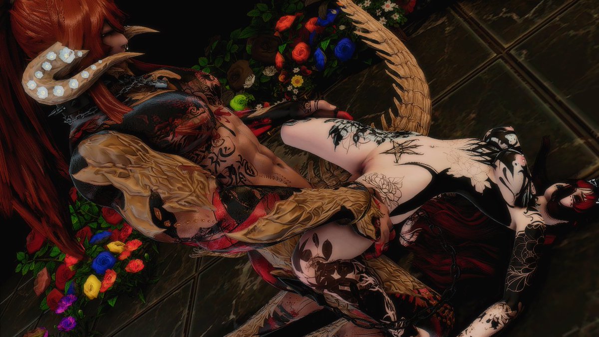 Evil_Tendies's tweet photo. Carnal activities with my demon queen @Eveliestarlight
#Aura #Xaela #Viera #gposensfw #Starlightstudio https://t.co/26raRAzRtB