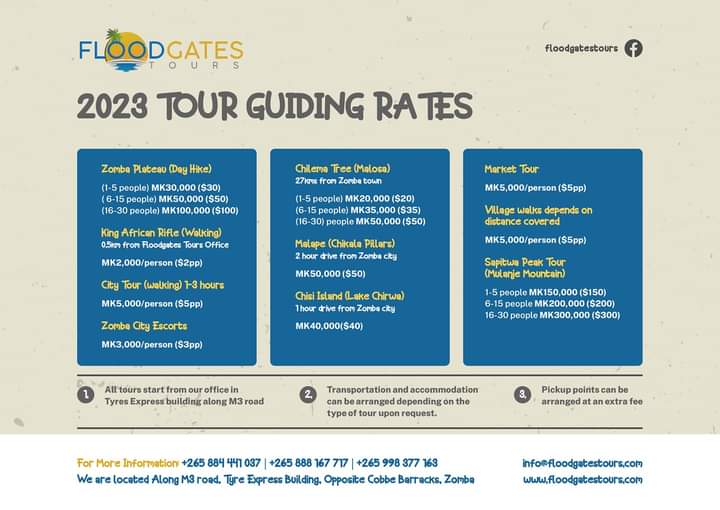 floodgatestours's tweet photo. Tiziyamba ndiife a Malawi abale. Dziko lathu lokongolari tiyeni tizilinyadira. Ifetu tili ndi ma tour guiding only rates otchipa kwabasi chifukwa timaziwa kuti disposable income imavuta pa Malawi. Tiyeni tikupitiseni ku Malo osangalasa. 

https://t.co/joe1jSf4Rk https://t.co/xM478Zf10H