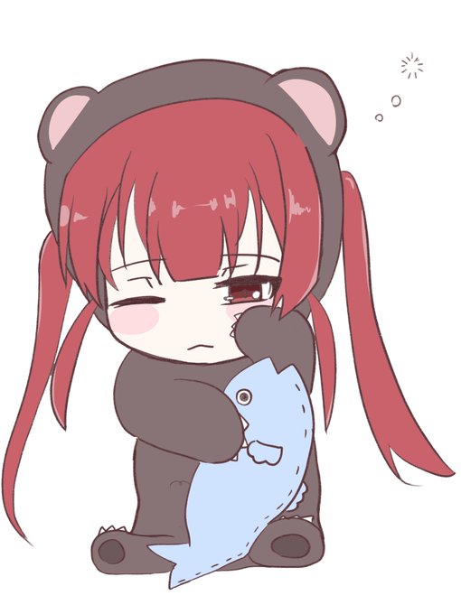 #マリンのお宝 
一味「クマリン船長、もう寝ますか?」 