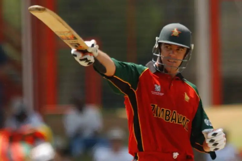 CCCZimbabwe's tweet image. 🟡We stand together with the nation in grieving the loss of a legendary cricketer, Heath Streak. He was 49. He represented our country with great honor and distinction throughout his career. Our heartfelt condolences go out to his wife and family during this difficult time. May…