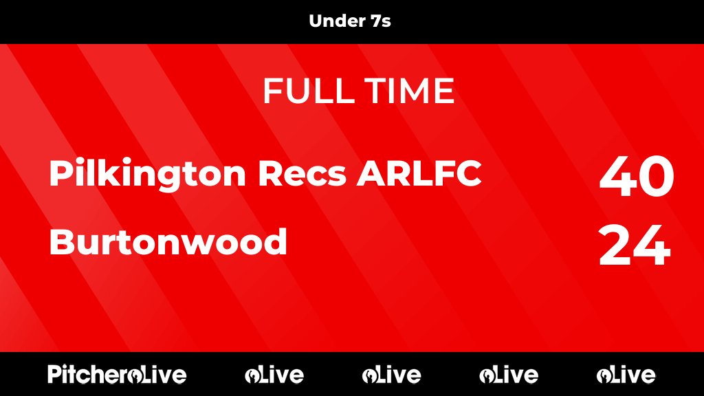 FULL TIME: Pilkington Recs ARLFC 40 - 24 Burtonwood
#PILBUR #Pitchero
pilkingtonrecs.org/teams/266067/m…