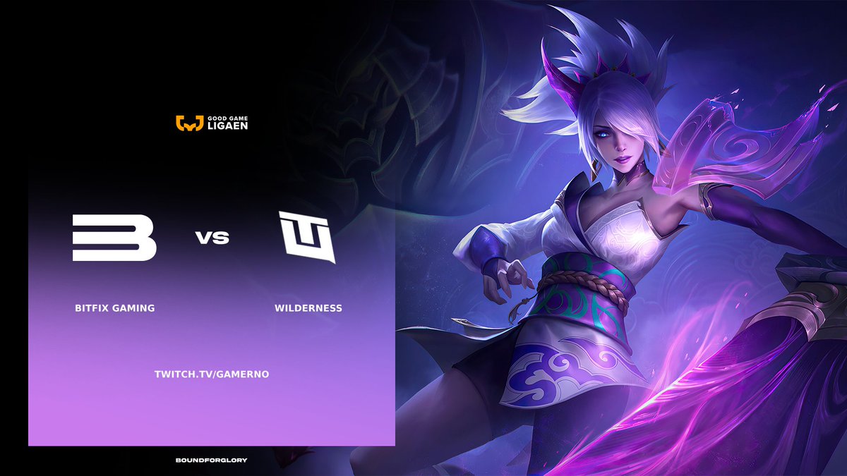 💥 <a href="/LeagueOfLegends/">League of Legends</a> Match Day 💥

We're back for another action-packed match in <a href="/ggligaen/">Good Game-ligaen</a> tonight as we face off #Wilderness in Ro #3

We go live at 7:00 PM. Tune in to support our team! 🙌

📺 twitch.tv/gamerno
🎙️ <a href="/DogSledderNash/">Julian Nash</a>

#BFGLegends #LeagueOfLegends