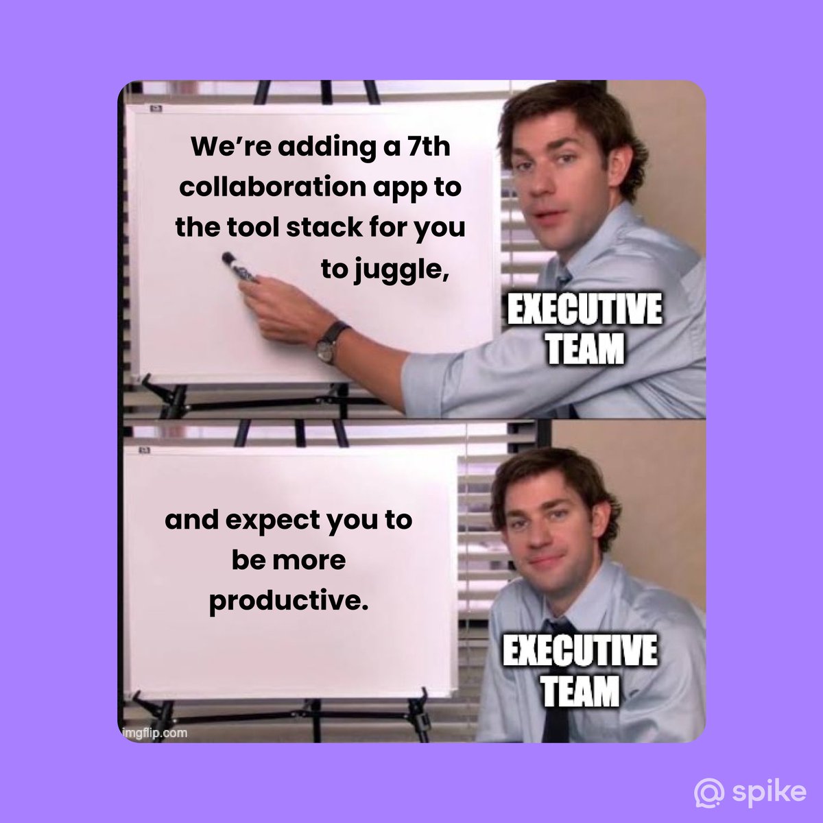 SpikeNowHQ's tweet image. More isn't always better ☝🏻
#spikenow #productivitytool #toolstack