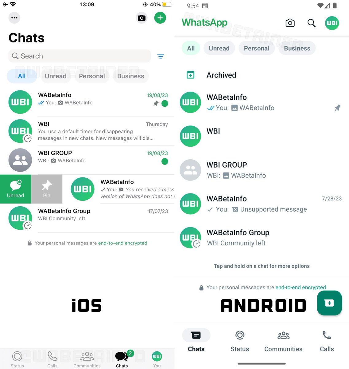 WABetaInfo's tweet photo. WhatsApp news of the week: new app interface for iOS and Android!

This weekly summary can help you catch up on our 10 stories about WhatsApp beta for Android, iOS, and Desktop!

https://t.co/RWLixtVGYX https://t.co/oTMA6AI1OM