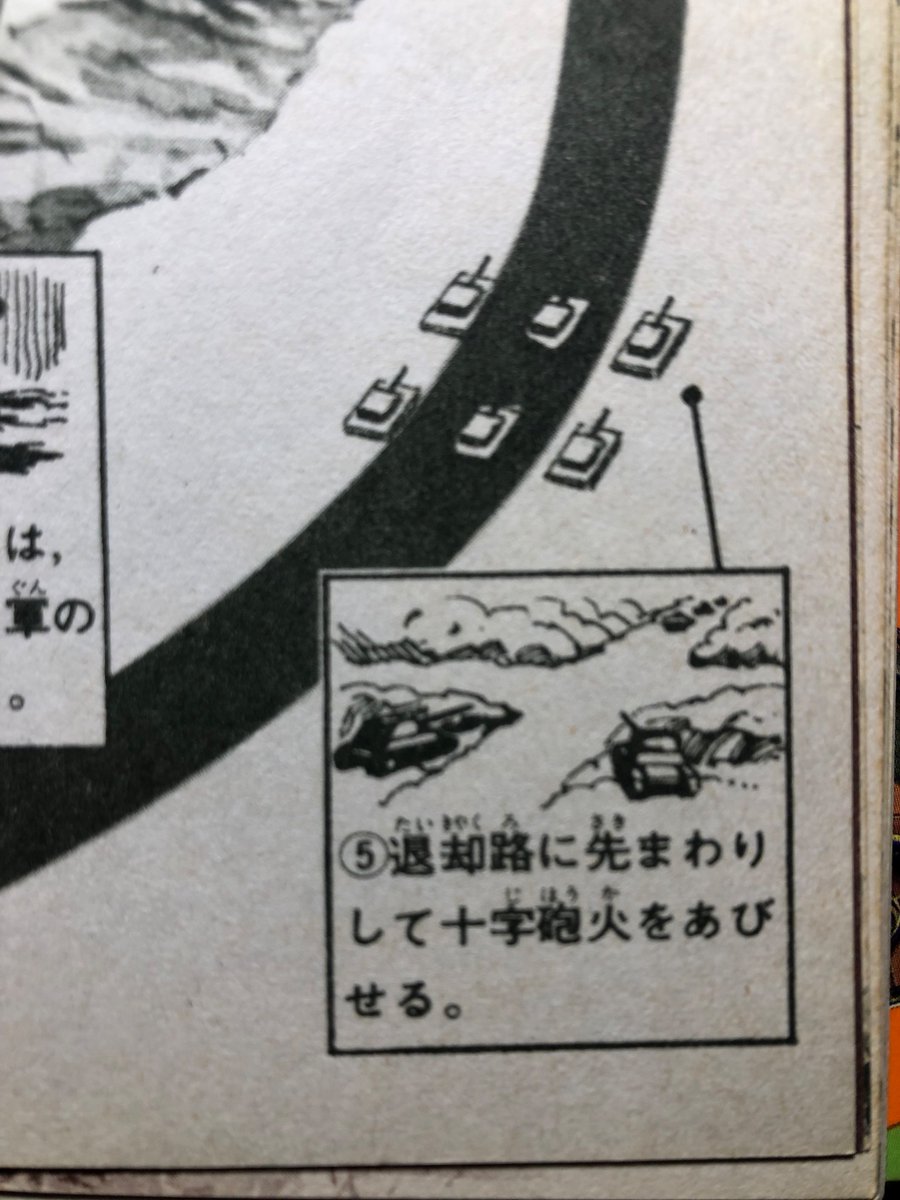 話題の「十字砲火」ですが、子供の頃読んだ戦車入門では…おおっ、正しく描いてある! 