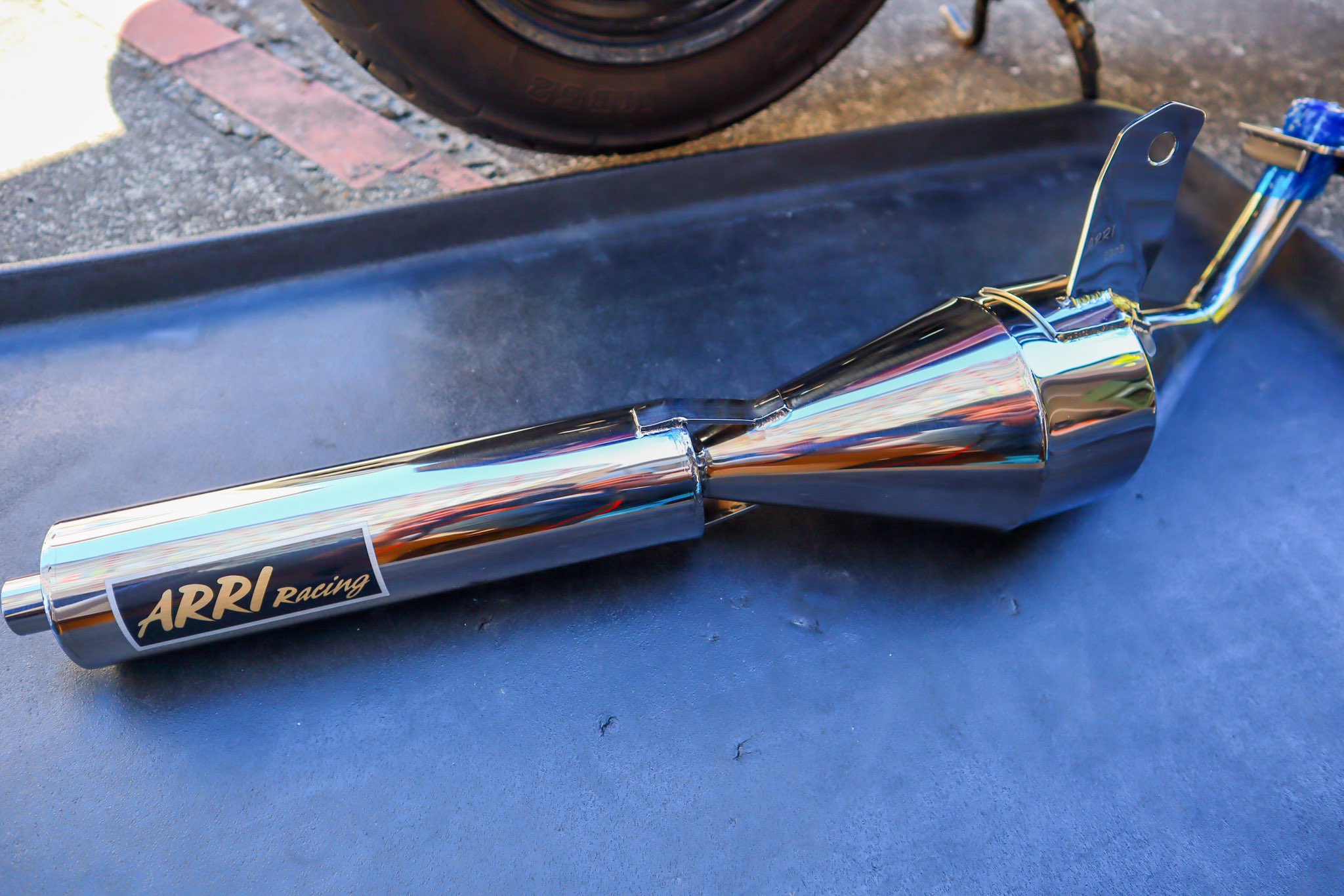 ジャイロアップ用 エキパイ ARRI RACING 中古 お買い得，爆買い ジャイロアップ用 エキパイ 簡単パワーアップ