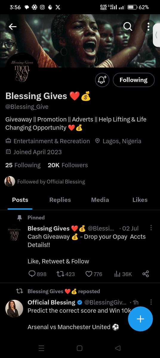 delta_bod's tweet photo. @BlessingGives @gravityempire28 @Blessing_Give 9026435239
Opay
Chukwuemeke Anthony https://t.co/U2T3VV8CRn