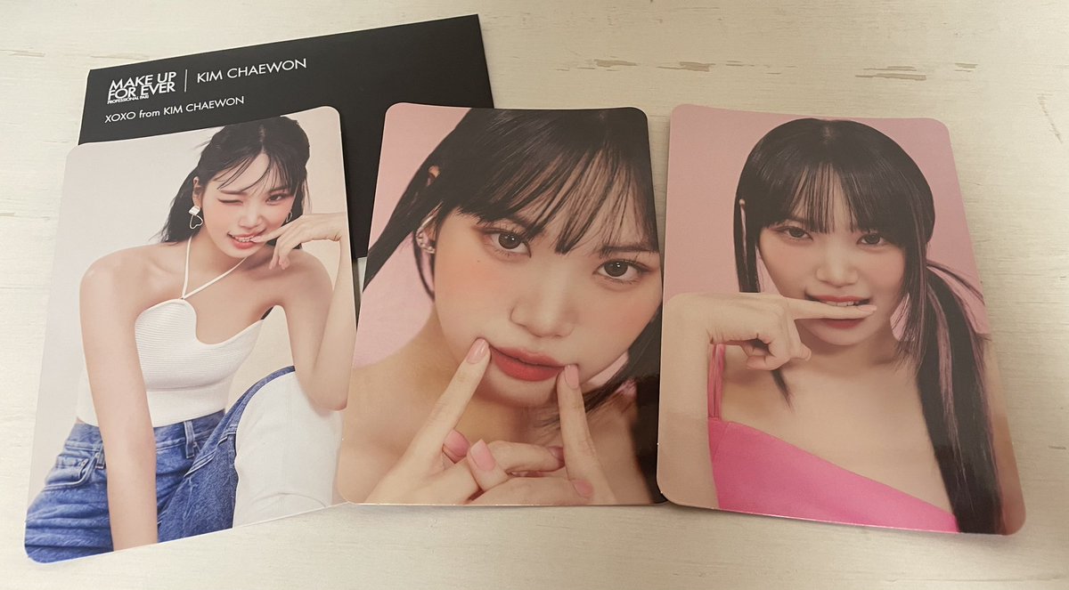 こちらもゲットできました！！
とてもとても可愛い🐯🩶

#MAKEUPFOREVER
#chaewon
#LE_SSERAFIM