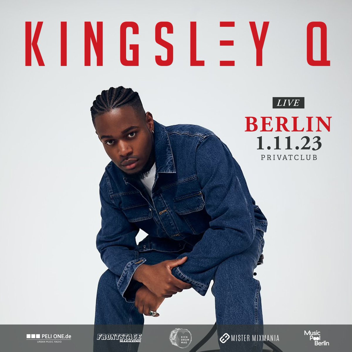 Kingsleyqmusic's tweet photo. Meine 1. eigene Headline Show in Berlin
Going to be sick!!
Tickets ab jetzt auf Eventim.
Looking foward to see u 🖤💫
Tickets: https://t.co/fQAM9AyXYc
#headlineshow #privatclub #kingsleyq https://t.co/YC0TThOePx