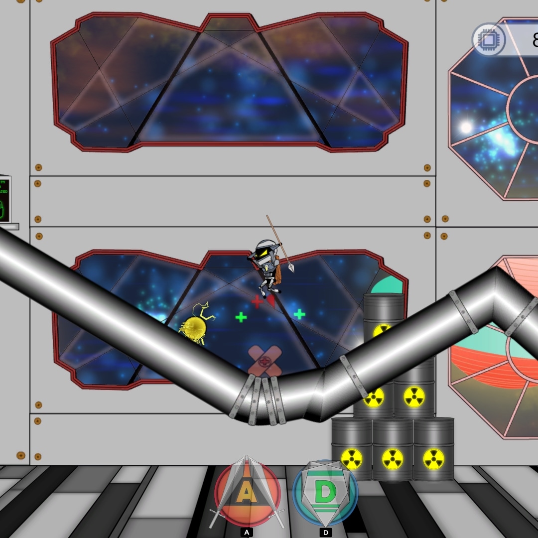 In "Eyo - Jump 'n' Run RPG" you'll really have to jump a lot ... especially when something electric is approaching 😅

#gamingislife #gamingfun #gamingfunny #gamingposts #gamingfolk #gaminglifestyle #gamingrpg #truegaming #gamingcontent