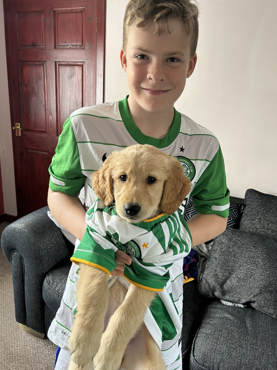 lorz007's tweet image. Mon the Hoops 🍀 Daisy Mae’s first Glasgow Derby .. Good Luck charm hopefully 🍀🙌🏾🙌🏾