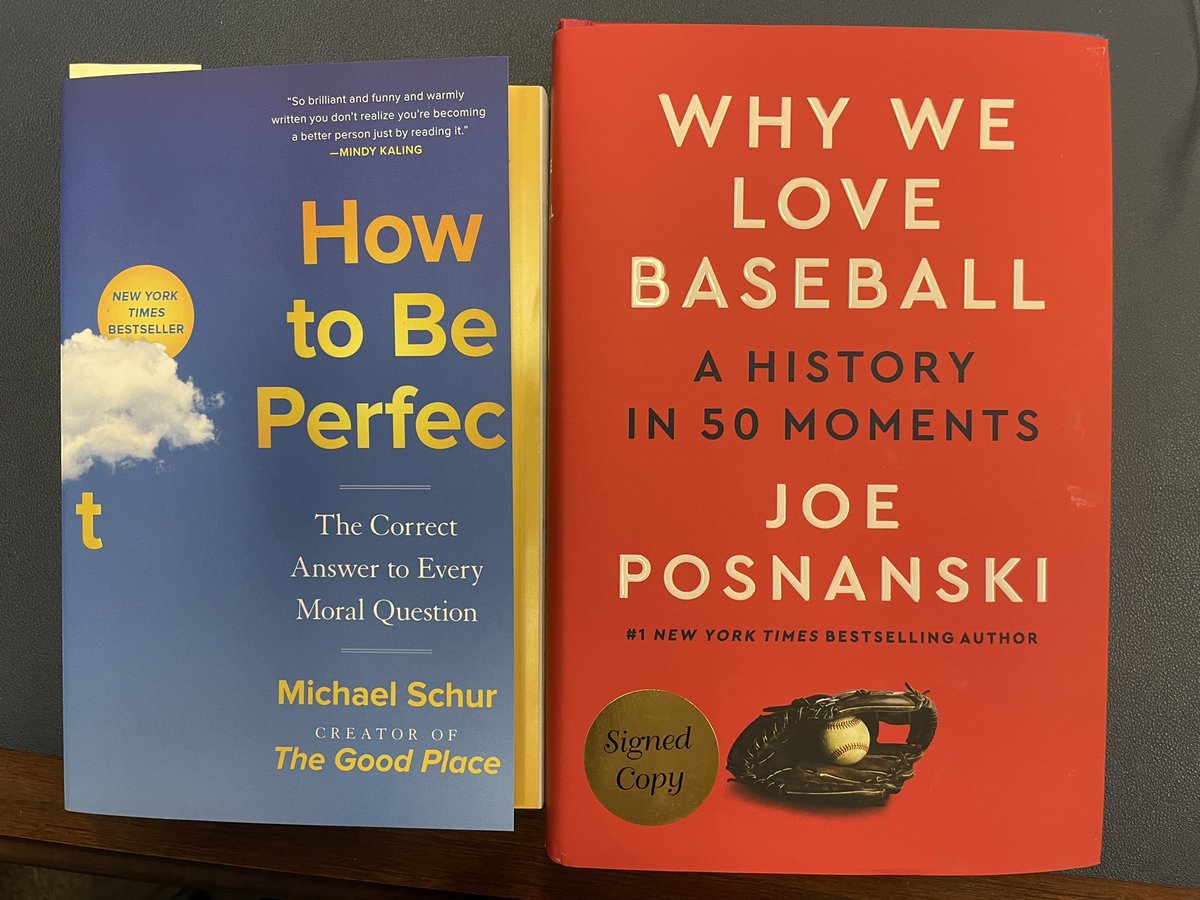 CannonMan's tweet photo. My books both arrived! #PPPPPPPPPoscast @JPosnanski @KenTremendous https://t.co/PQq8u8CpuN