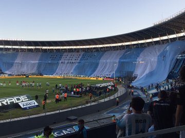 lanumeroo1's tweet photo. Buen  día Racing 👋

Hoy todo cilindro 🏟🥁🎺 https://t.co/9krzonEQsO