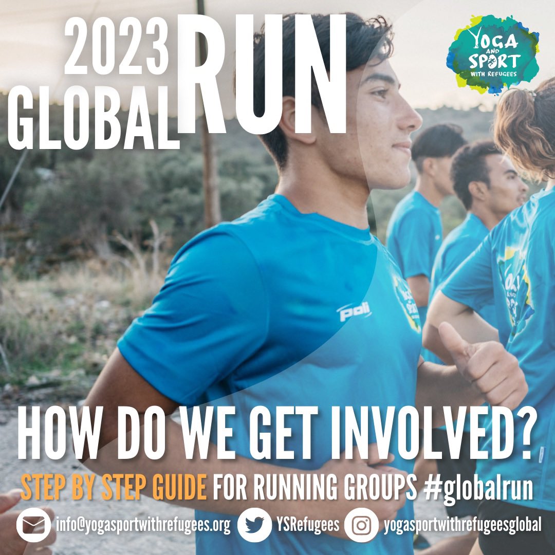 YSRefugees's tweet photo. Learn more about our exciting #globalrun happening in exactly one week in many cities across the world! 💪🏽Join us - create a team or join an existing event! More on how to join our website / IG! 🏃🏽‍♂️🏃🏽🏃🏻‍♀️ #funrun #strongertogether #sport #refugeeswelcome #event #register #supportus https://t.co/w1h5ioG9Se