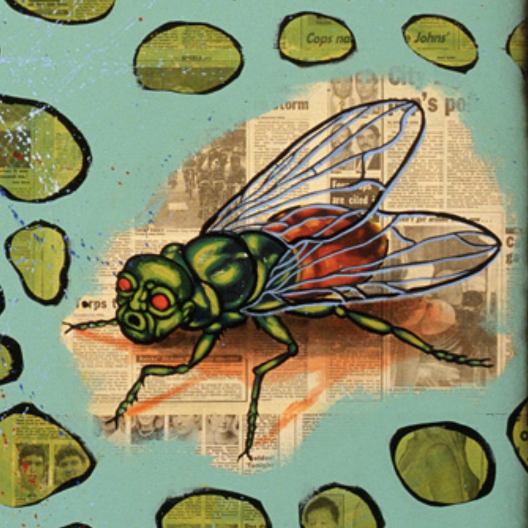 WojFound's tweet photo. Detail, The Newspaper as National Voodoo: A Brief History of the U.S.A., 1986. Acrylic, spray paint, and collage on wood, 67 1/2 x 79 5/16 in.

Explore David Wojnarowicz's PAINTINGS on our website to see this entire painting and dozens more!

https://t.co/XL8jja7SFP https://t.co/eOWCDZIqtp