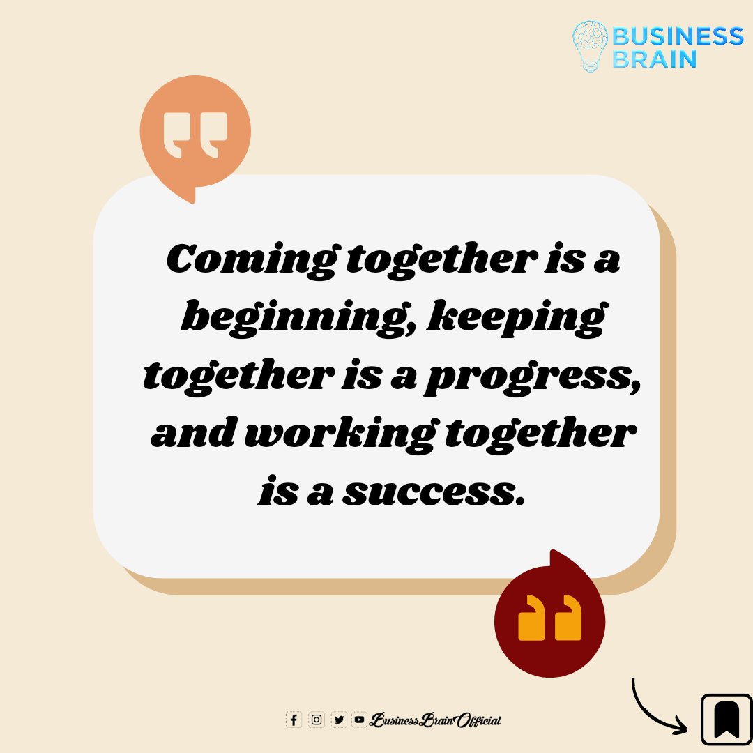 New beginnings emerge as we unite, progress is kindled as we stay together, but true success? That's in the power of teamwork. Let's not just meet and stay, let's work and conquer! #TeamworkMakesTheDreamWork #TogetherWeRise #SuccessInTheMaking