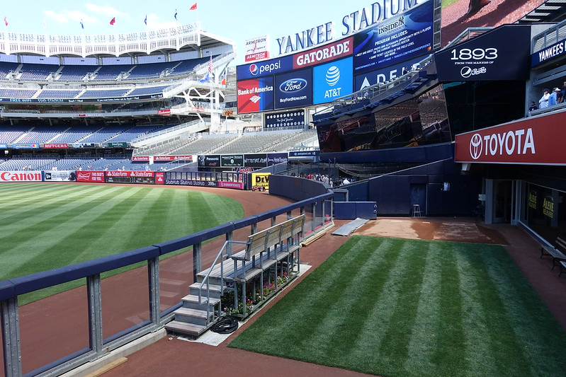New York Yankees bullpen celebration
