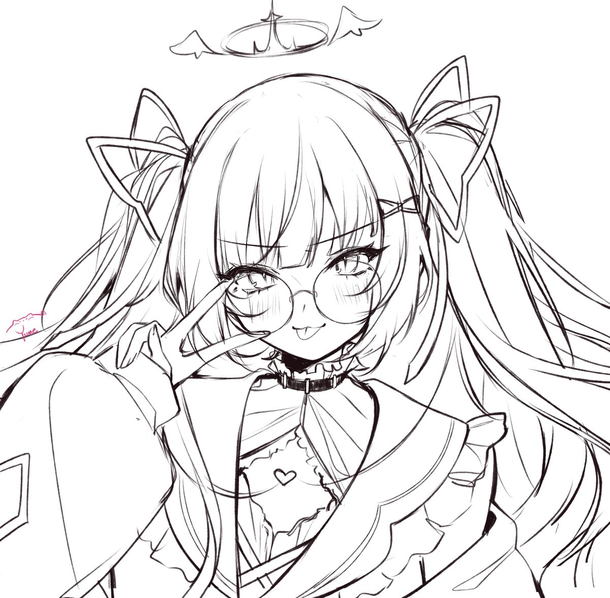 Yumenkk's tweet photo. Fighting art block (๑و•̀ω•́)و✨ https://t.co/8dhZ2nhE3l