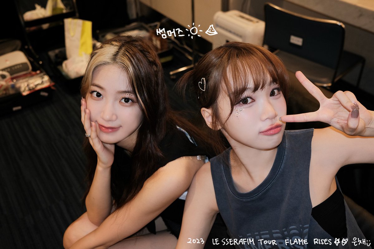 LE SSERAFIM FLAME RISES TOUR photo by HONG EUNCHAE KAZUHA pictures