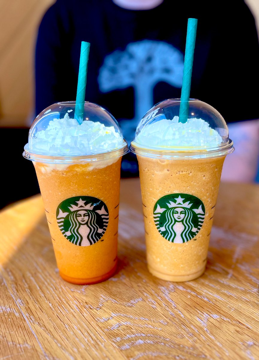 sam_mellows's tweet photo. Nothing quite like Ice Cold Pumpkin Spice Frappe @StarbucksUK and of course it has a Double Shot of Coffee #thesweetnectar #Autumn https://t.co/SVs2B7KMsg