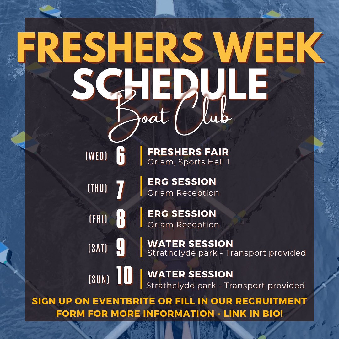 Interested in Towing at university? Sign up for our freshers events here! oriamscotland.com/oriam/app/