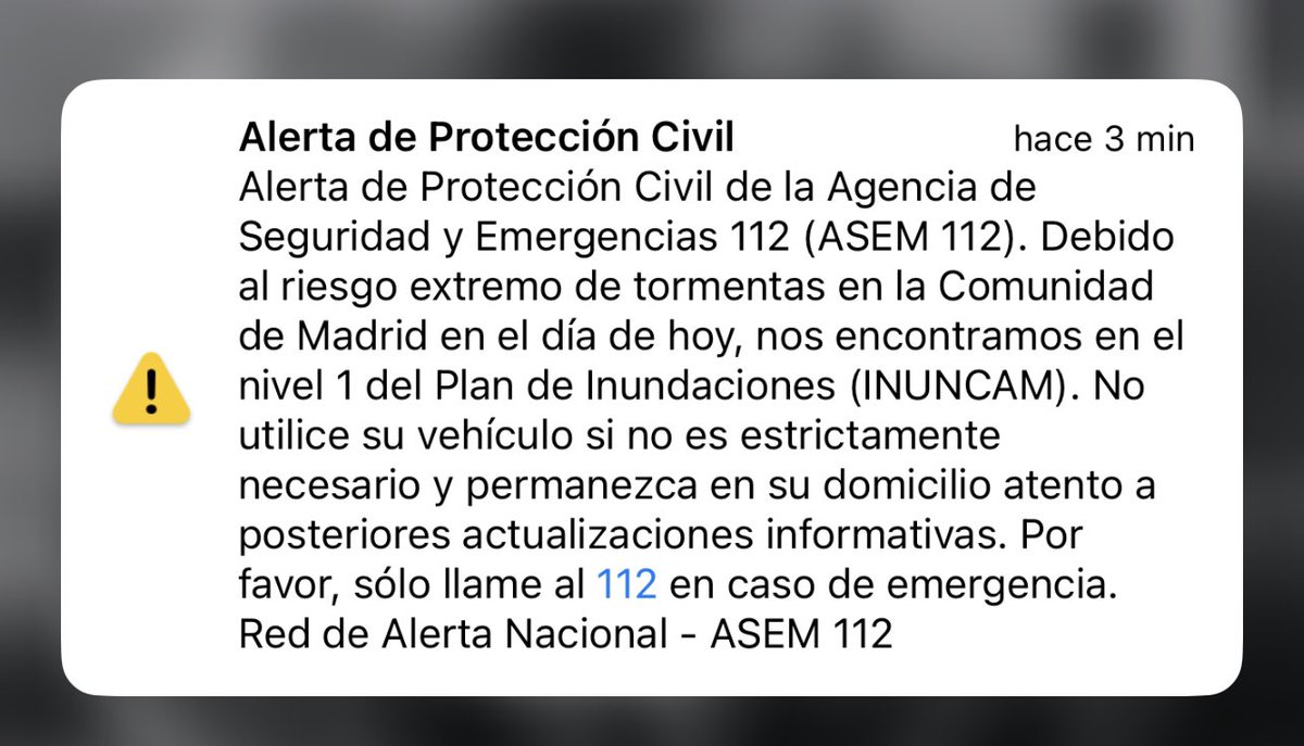 El susto que me ha dado el móvil con esta notificación, madre mía de mi corazón. ¿Os ha llegado?