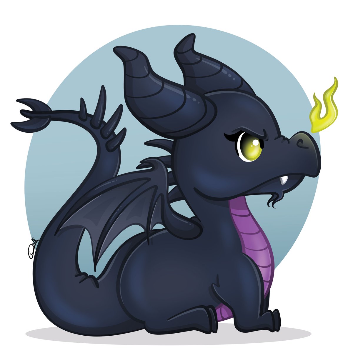 KuroeLemon's tweet photo. Aujourd'hui, je vous partage ce fanart de Maléfique sous sa forme de dragon dans La Belle au Bois Dormant de Disney 💚

#drawing #draw #art #fanart #Disney #dragons  #SleepingBeauty #Villainous https://t.co/xBgJK2Kwdg