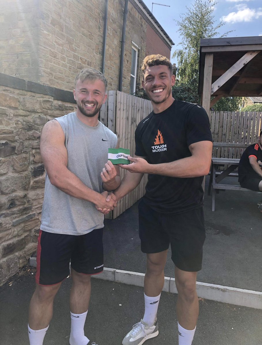caulfield_fc's tweet photo. As chosen by our skipper @alexjwoodward_. Our vice captain is @_aidenwhite.

The vice captain has started our fines list as he is in the pub in the kit. https://t.co/anHKLbCWt9