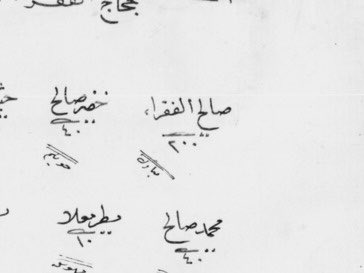 Ottoman2Archive's tweet photo. #وثيقة في #الأرشيف #العثماني وردت فيها الآسماء التالية:
✍️ آل حجاج الفقرا المنابهة في منزلة المداين : ومنهم 👇
صالح الفقرا
خضر حشيران ماضي
رشيدان نويشر
مطر معلا
خضر سرهيد
غنيم سليمان
عايد سلمان
حمدان عمير
بنيان عقيلا
غنام معين
كليب معقل
✍️ ووردت فيها أيضاً الأسماء التالية:
خضر جريبيبع
باعبيج نصير
راشد عقيلان
سليمان عواد الأسود