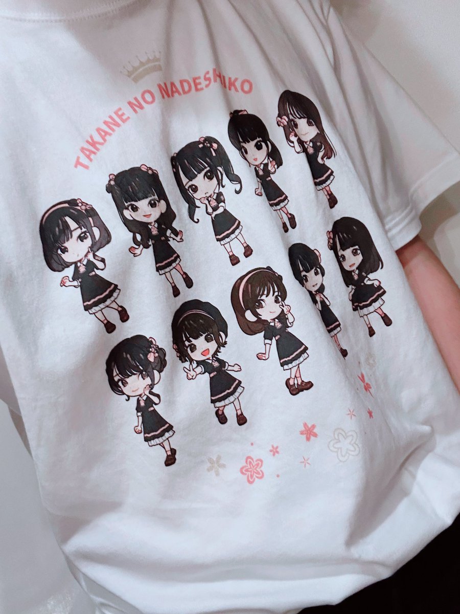 高嶺のなでしこ 全メンバーサイン入りTシャツ瞬きさえ忘れる 高嶺のなでしこ メンバー全員 直筆サイン入りtシャツ 新品未使用