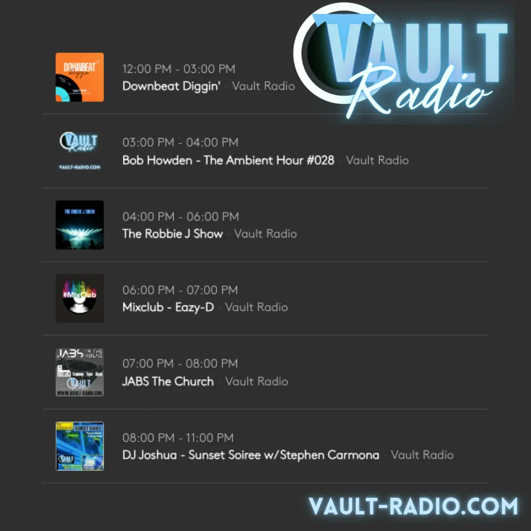 🎶 Get ready to chill this Sunday with our ambient music lineup. 🌅🎧 #Ambient #Baleric #Chill

vault-radio.com