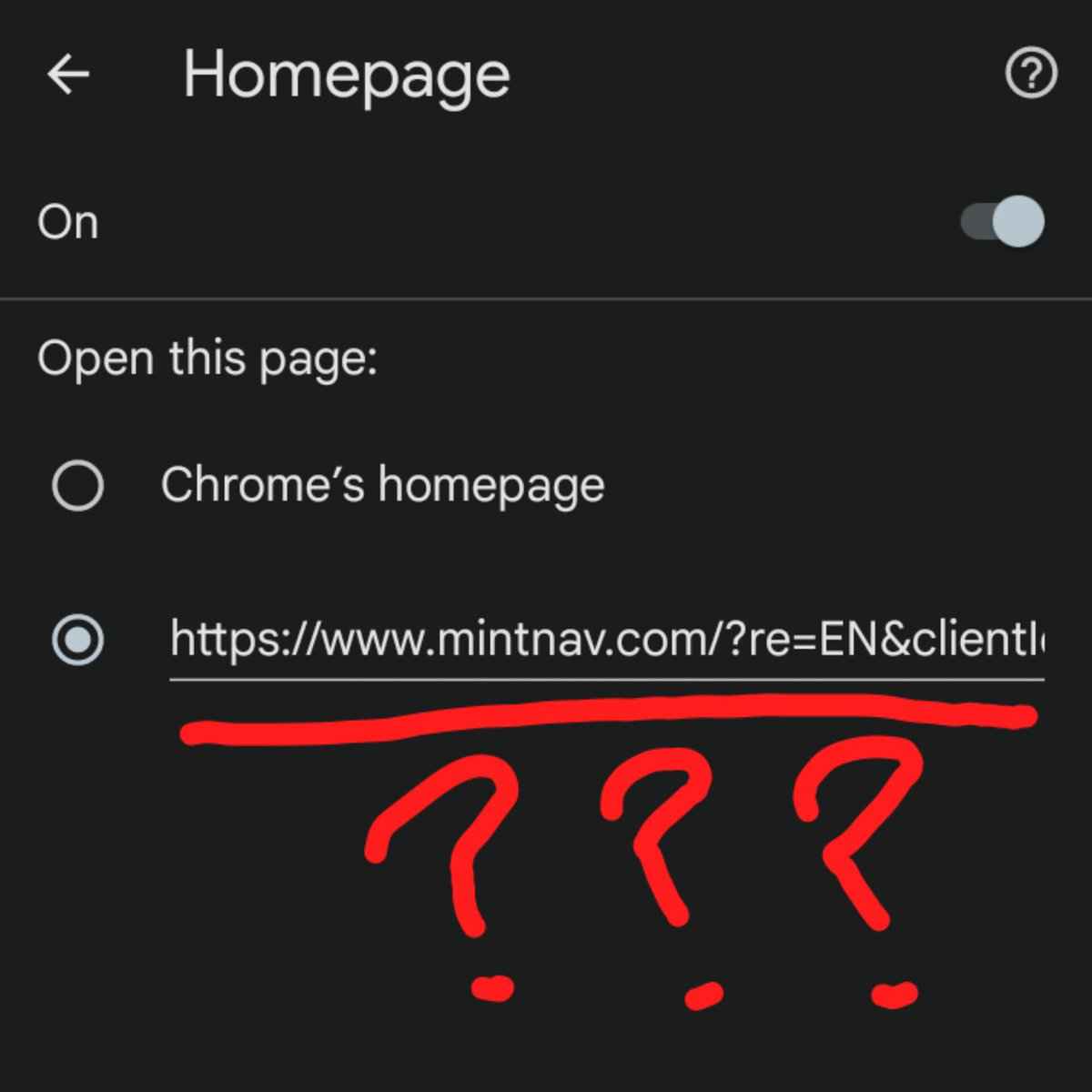 app_settings's tweet photo. xiaomi just got exposed for *intentionally* putting malware on their phones!

the malware is called "mintnav" and it modifies google chrome's homepage to take you to a "sponsored" page filled with ads!

guess what, my redmi has it too! im never buying any of their devices again.. https://t.co/rr9wthWXUM