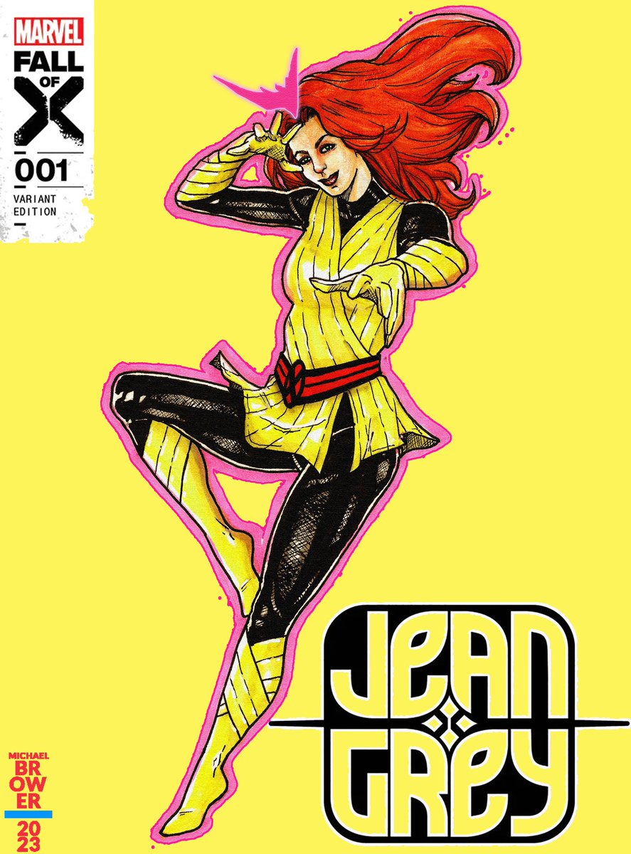 MikeBrower81's tweet photo. My faux #JeanGrey covers. 1 solo & 1 featuring the original members, in their looks from Jean Grey (2023) issue 1. I love her tons!
#Marvel #MarvelComics #XMen #HankMcCoy #MarvelsBeast #ScottSummers #MarvelsCyclops #BobbyDrake #MarvelsIceman #MarvelsAngel #WarrenWorthingtonIII https://t.co/e81S0MH0Dt