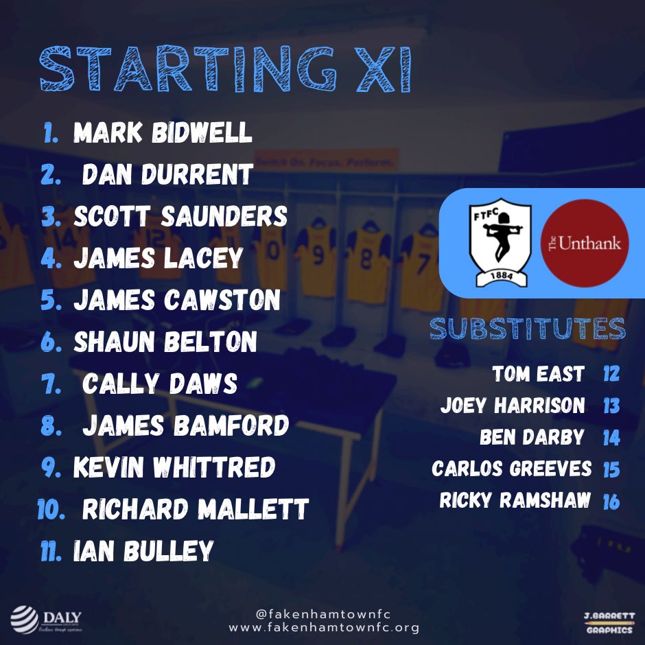 Todays vets starting line up #👻#⚽️