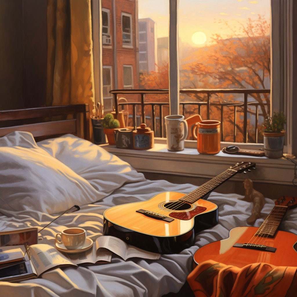 Gm ☀️

Lazy morning vibes today 🎸🎶